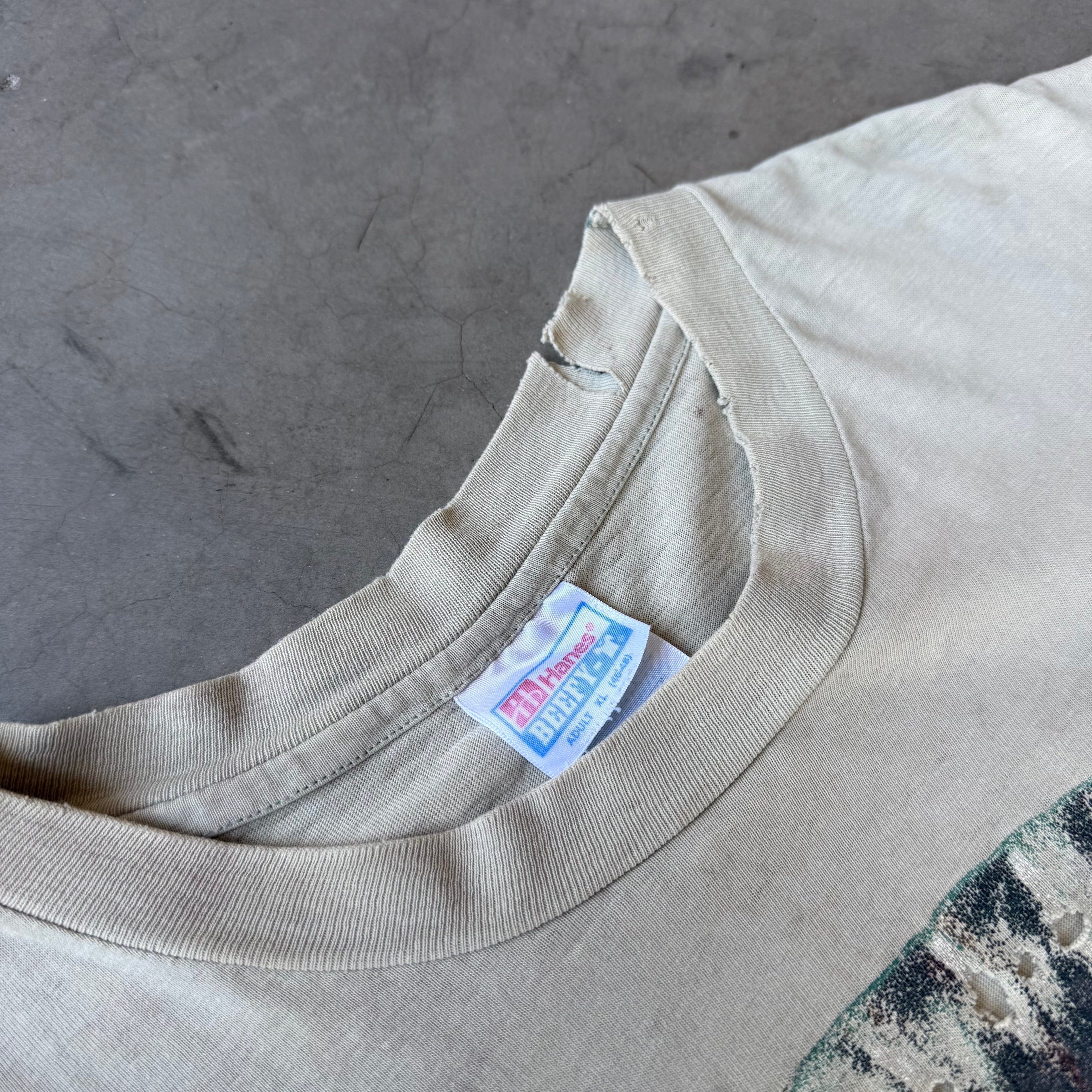 1990s Distressed Nine Inch Nails Closer to God Tee(XL)