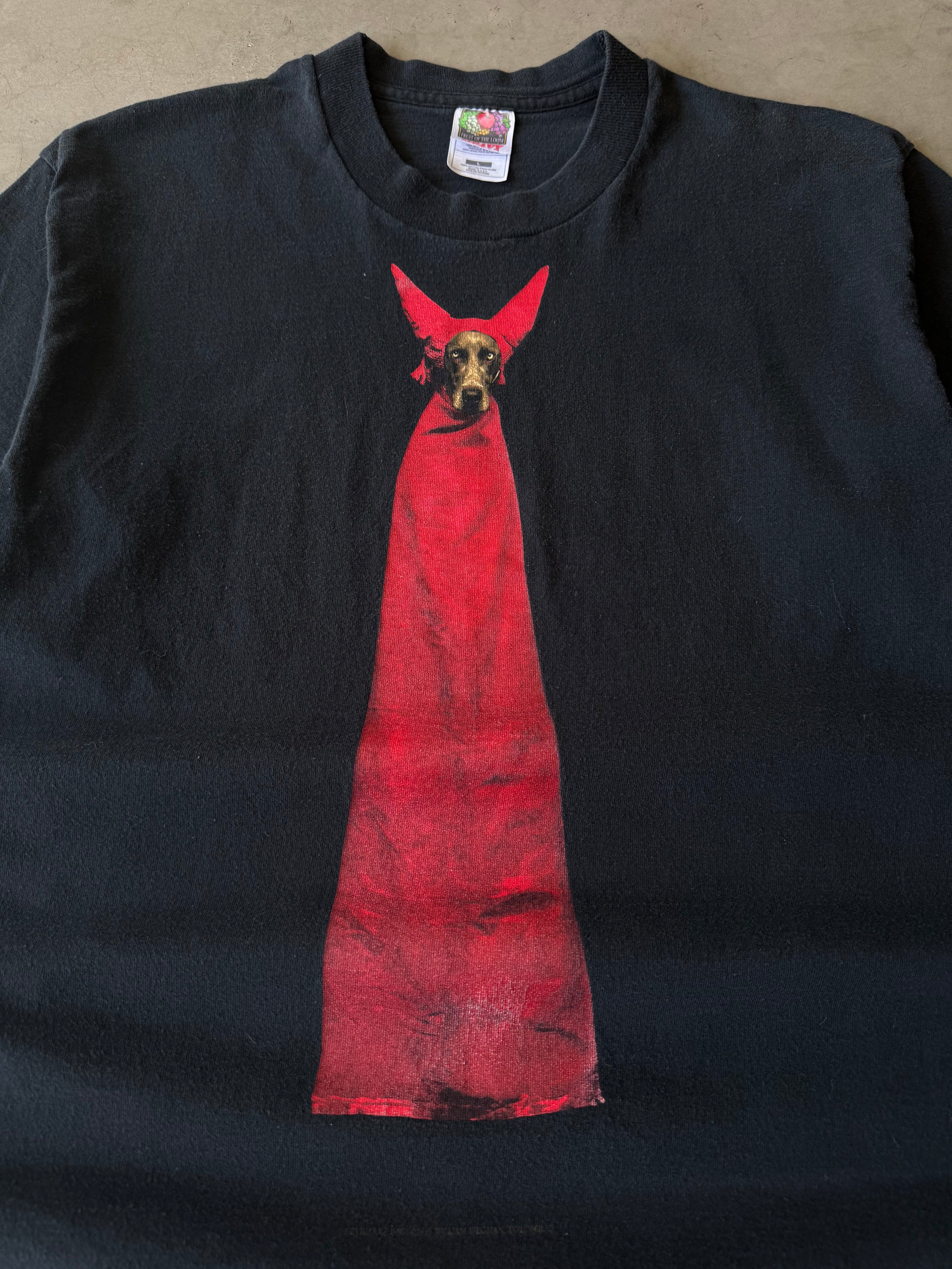 1990s William Wegman Devil Dog Tee(L)