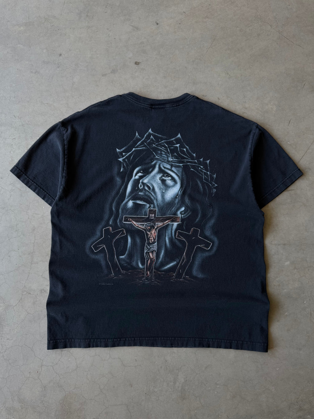 Early 2000s Jesus Prayer Hands Tee(XXL)
