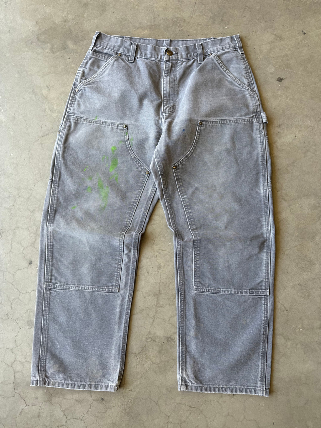Painted Carhartt Double Knee Pants