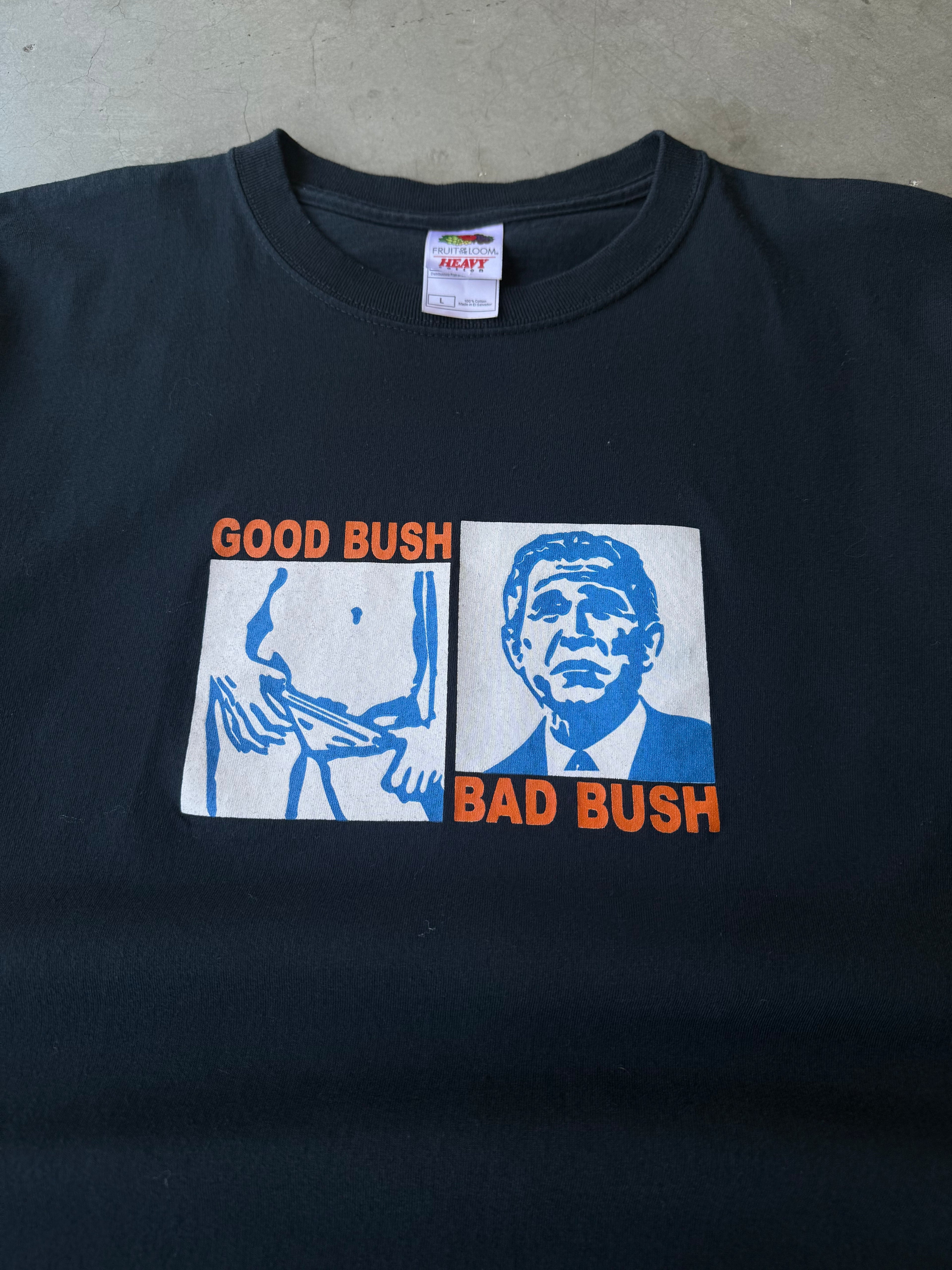 Early 2000s Good Bush Bad Bush Tee(L)