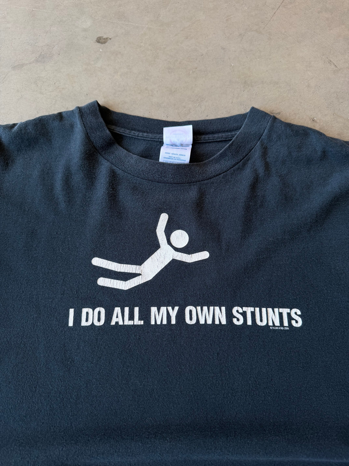 Early 2000s I Do All My Own Stunts Tee(XXL)